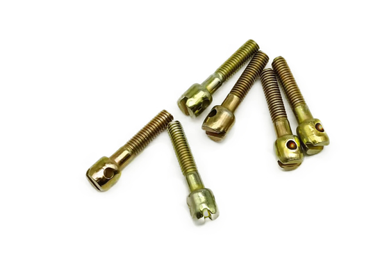 Boulons de compteur électrique en acier doux M3x16 Boulons croisés électro-galvanisés avec vis de précision à travers trou