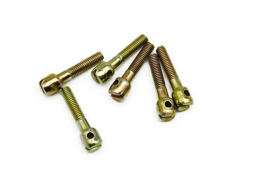 Boulons de compteur électrique en acier doux M3x16 Boulons croisés électro-galvanisés avec vis de précision à travers trou