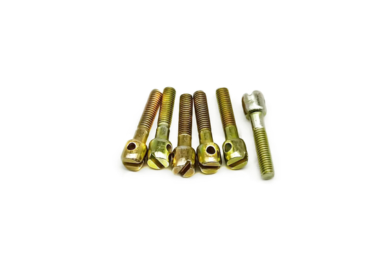 Boulons de compteur électrique en acier doux M3x16 Boulons croisés électro-galvanisés avec vis de précision à travers trou