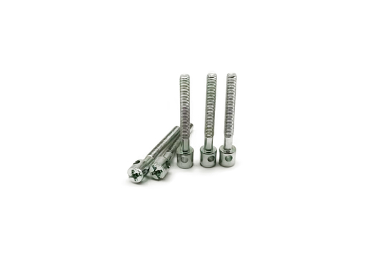 Vis de machine galvanisées d'acier au carbone M3x25 sablant le trou simple