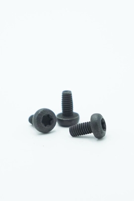 Poids 4.25g matériel noir de Pan Head Screw SS302 de prise de Hexalobular