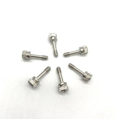 Cannelure moletant des vis de machine d'acier inoxydable, M4 vis captive A4-80