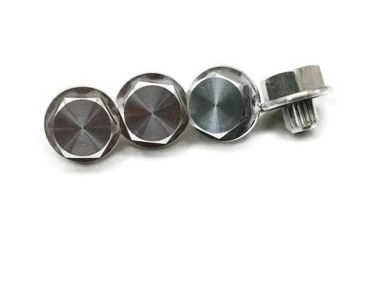 le moyeu de roue de longueur de jambe de 6.4mm boulonne la taille principale 6.8mm de fleur de direction droite de fil