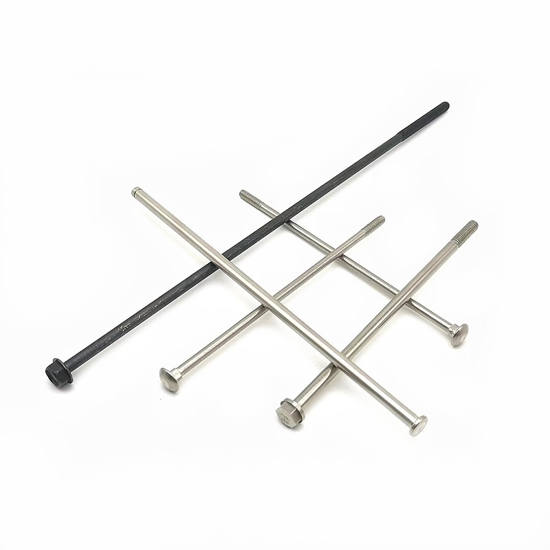Screws extérieurs pour moteur à vis extrêmement longue, à vis extérieure à flange hexagonale, boulon long M6*200