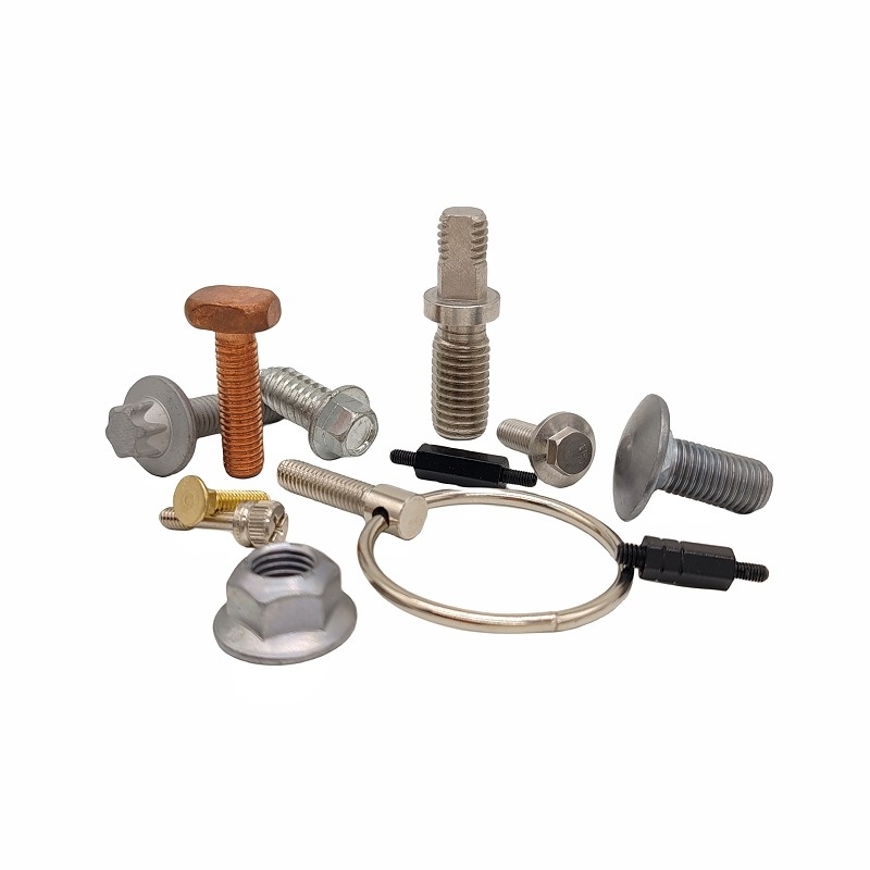 Anti-vol Non-standard boulon Plume fleur d'aluminium vis d'acier inoxydable ongle décoratif