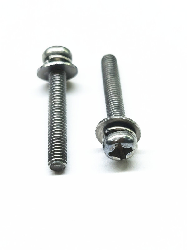 SEMS Ferrure de machine en acier au carbone Zinc alliage de nickel acier inoxydable couleur originale M4X16