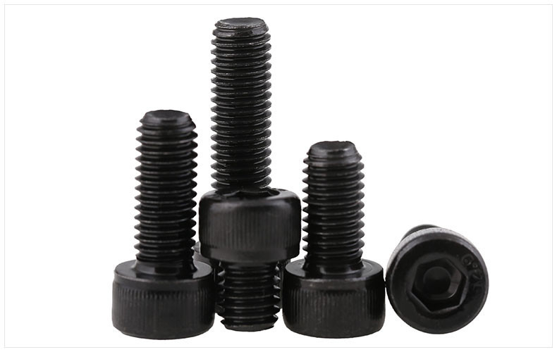 Hexagon Socket Head Screw Bolt 12,9 Grade Alloy Steel Black Dacromet Surface Hexagon Socket Drive Full Thread Pour le centre de roue hors route Anneau anti-séparation