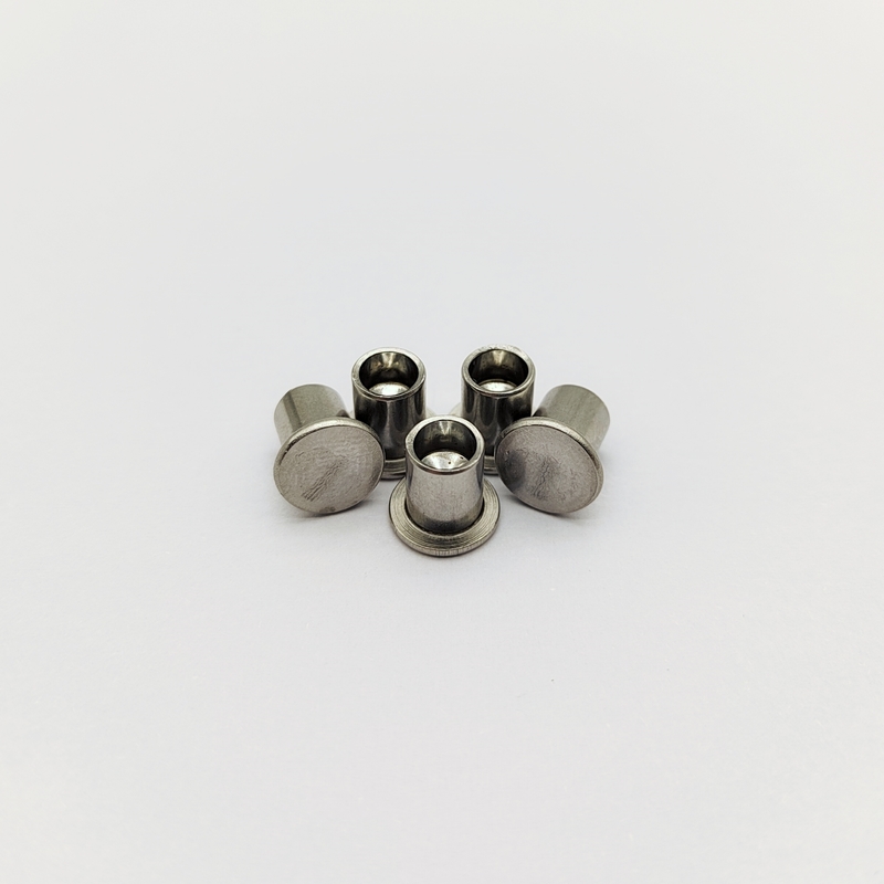 Rivets semi-tubulaires de petite précision - en acier inoxydable de haute résistance - M2 à M6 - pour appareils et instruments médicaux
