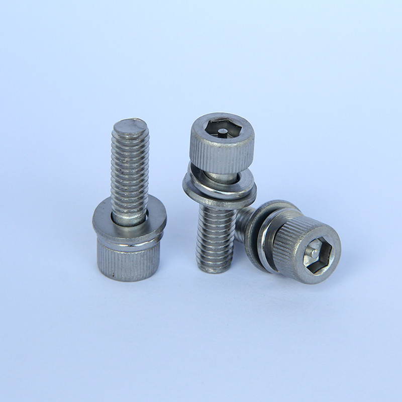 SS316 SEM Screws Stainless Steel Security visse les vis de machine disponibles d'ODM de la prise M6x35 de sortilège avec des joints SEM Screws