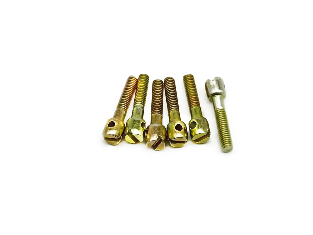 Boulons de compteur électrique en acier doux M3x16 Boulons croisés électro-galvanisés avec vis de précision à travers trou