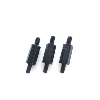 # 4-40 Double bout fileté Hex support pour la connexion du châssis forgé à froid M3 10mm électrophoresis Black Hex Stud