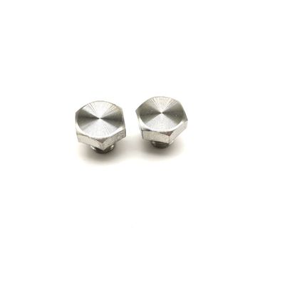 Vis décoratives de l'acier inoxydable M8X7 pour le zinc de couleur de taille de tête de la roue HEX12.8mm
