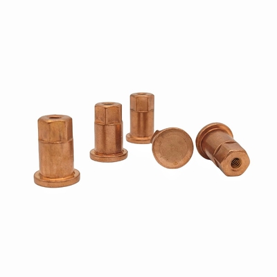 Screw de cuivre personnalisé # 10-24 American External Hexagon Nut Accessoires de panier de golf