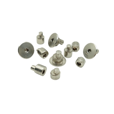 Fabrique en gros sur mesure 304 acier inoxydable rivets excentriques porte et fenêtre rivets à réglage rapide de charnière excentrique.