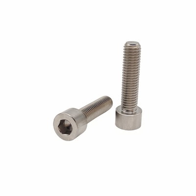 Traitement de la marque de la couronne sur mesure Tête de tasse en titane pur Hexagon Screw Titanium Alloy Hexagon Screw