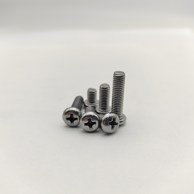 Écroues de la machine de Phillips Pan enduites de zinc DIN 7985 Tailles M3-M12 Longueur personnalisée