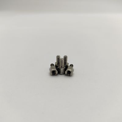 Entretoises hexagonales industrielles SS316/Laiton usinées CNC, filetages personnalisés