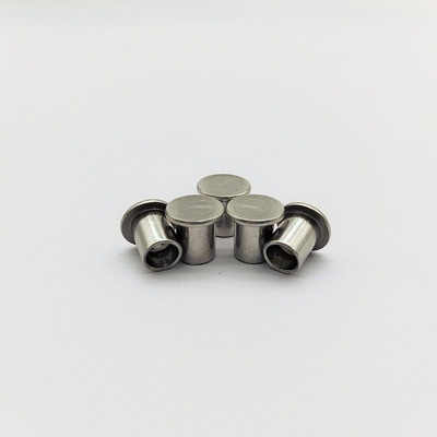Rivets semi-tubulaires à tête plate en acier inoxydable A2 M2-M6