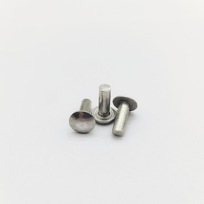 Rivets à tête bombée en aluminium massif, alliage 5056, finition anodisée