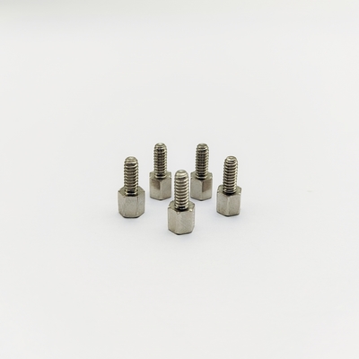 316 en acier inoxydable #4-40 vis hexagonale 12 mm électropolissée