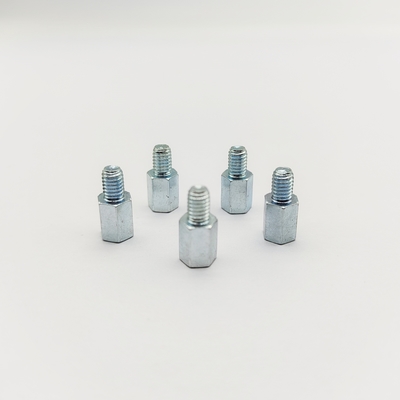 M4 Hex Standoff Screw 8 mm en acier inoxydable bleu-zinc