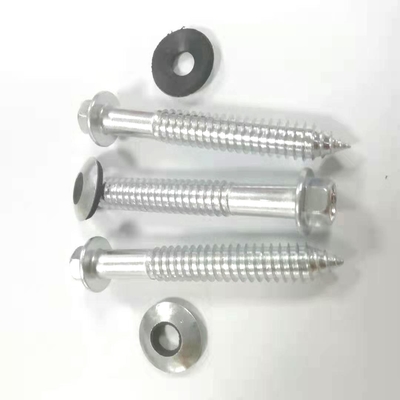Vis $parker solides solubles 304, vis $parker de tête de bride d'acier inoxydable couvrant des vis de joint