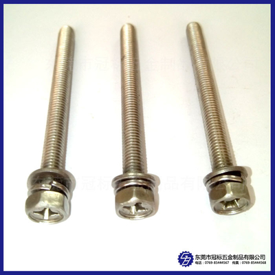 matériel extra-long DIN571 DIN964 des vis de machine de sortilège de 200mm SS302