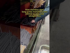 Guanbiao Screws s'est spécialisée dans la production de vis longues et de vis sur mesure pour plus