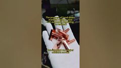 Votre fournisseur de fixations en cuivre personnalisé de premier plan certifié ISO 0,05 mm de précision #copperscrew #factory